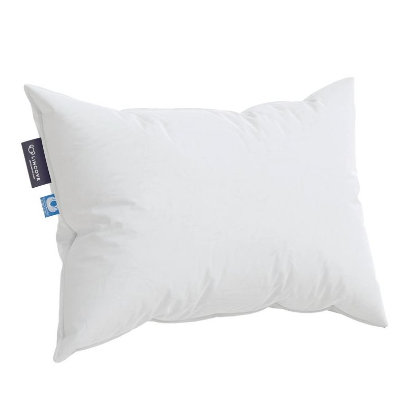 Lincove Cloud Canadian Down Luxury Sleeping  Pillow - 625 Fill Power, 500 Thread Count Cotton Sateen Shell, King - Soft, 2 Pack