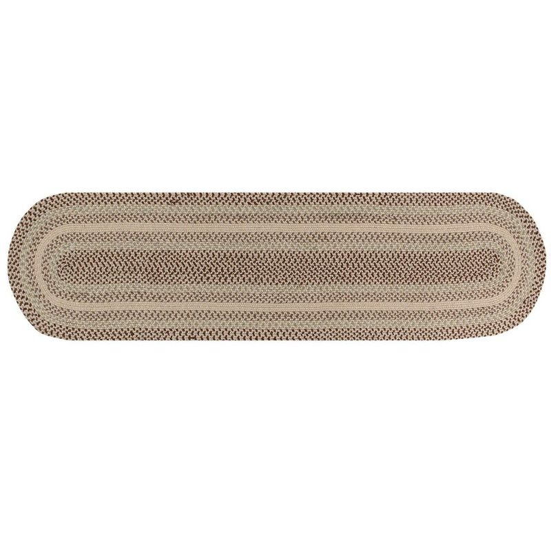 Better Trends Woodbridge Runner Collection 100% Wool Braided Rug, Reversible Flat Indoor Utility Area Rug, 2'x9' Runner - Ivory