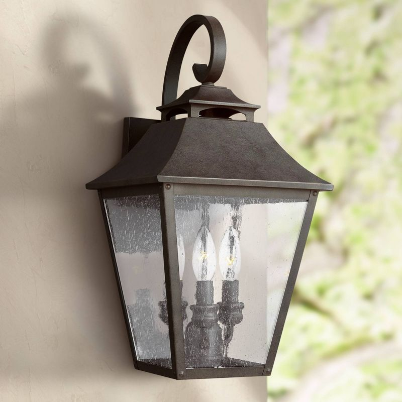 Generation Lighting Galena 19" High Sable Steel Outdoor Wall Light