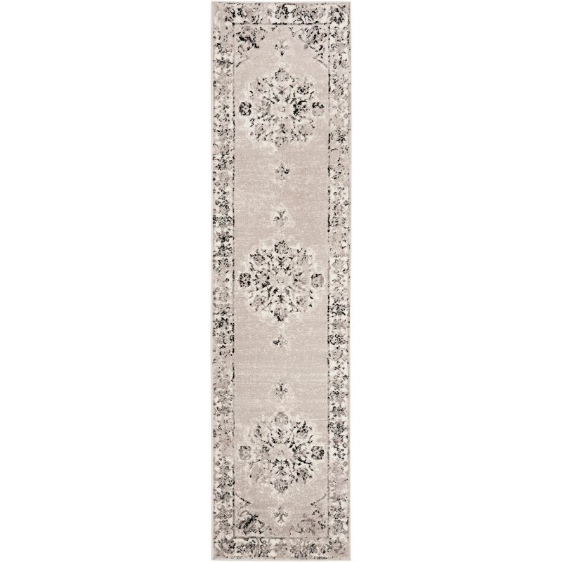 Skyler SKY169 Power Loomed Indoor Runner Rug - Grey/Ivory - 2'x10' - Safavieh