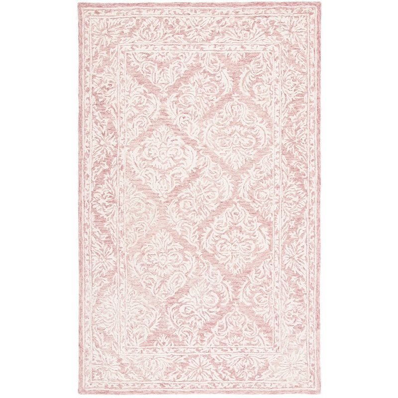 Metro MET865 Hand Tufted Indoor Area Rug - Pink/Ivory - 5'x8' - Safavieh