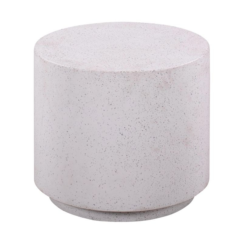 TOV Furniture Terrazzo Light Speckled Side Table