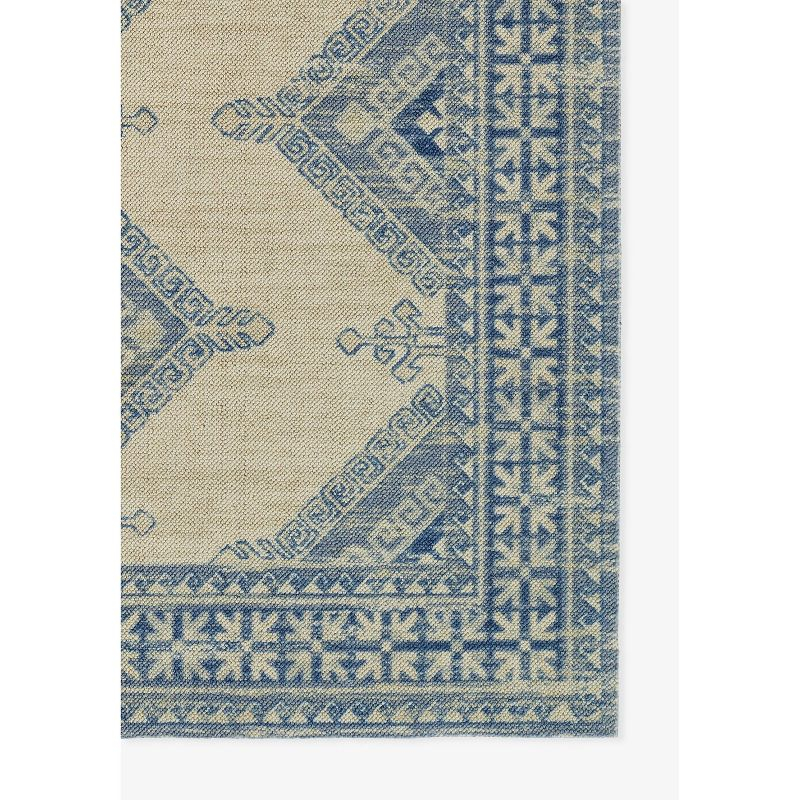 Momeni 3'3"x5' Anatolia Kez Medallion Machine Loomed Area Rug Ivory: Classic Rectangle, Low Pile Wool & Nylon