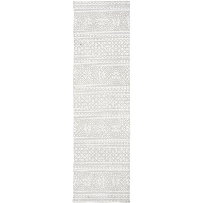 Cedar Brook CDR711 Loomed Indoor Runner Rug - Silver/Ivory - 2'3"x8' - Safavieh