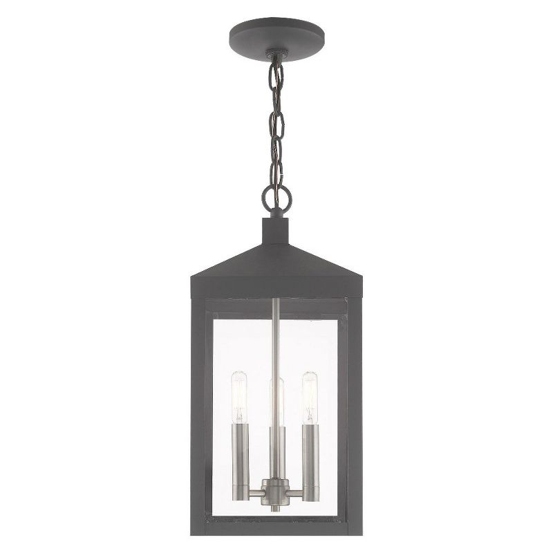 Livex Lighting Nyack 3 - Light Pendant in  Scandinavian Gray