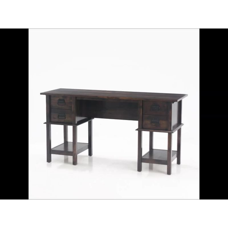Viabella Desk Dark Brown - Sauder
