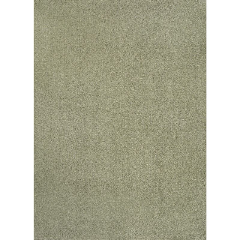 JONATHAN Y Twyla Classic Solid Low-Pile Machine-Washable Sage Green 8 ft. x 10 ft. Area Rug