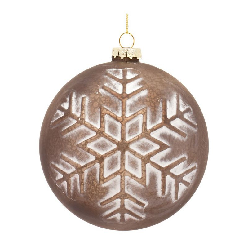 Melrose Bronze Glass Ball Ornament (Set of 4)