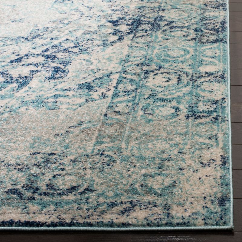 Madison MAD152 Power Loomed Indoor Area Rug - Ivory/Blue - 5'3"x7'6" - Safavieh