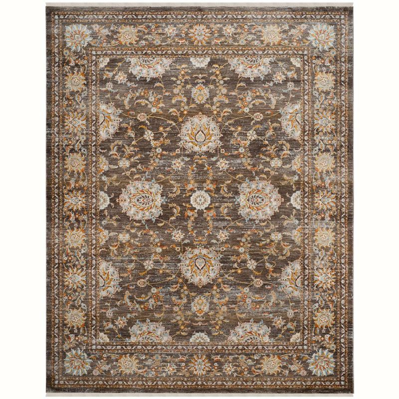 Vintage Persian VTP469 Power Loomed Indoor Area Rug - Brown/Multi - 9'x11'7" - Safavieh