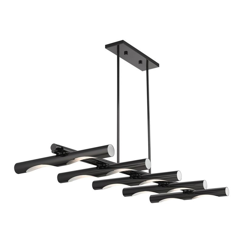 Livex Lighting Acra 10 - Light Chandelier in  Black Chrome