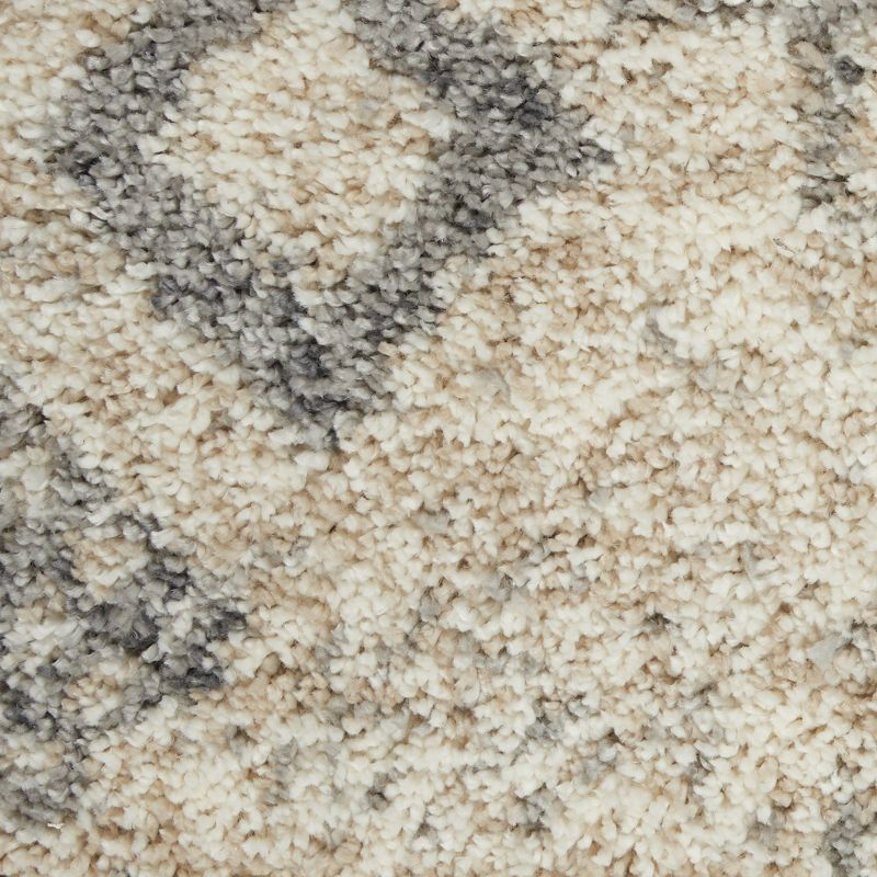 Nourison Scandinavian Shag SCN02 Denim Blue Area Rug