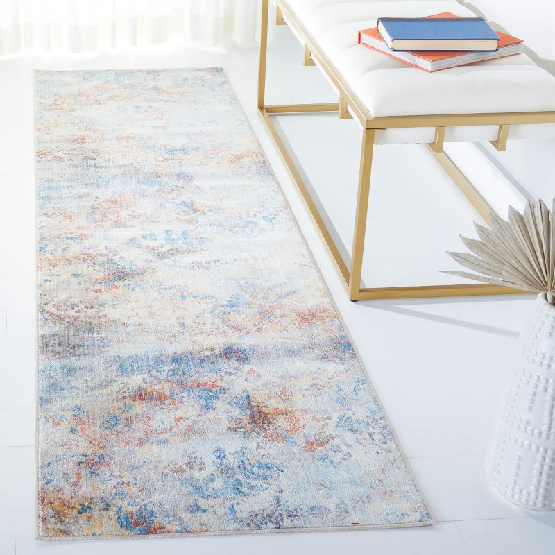 Vintage Persian VTP420 Power Loomed Indoor Runner Rug - Blue/Beige - 2'2"x8' - Safavieh