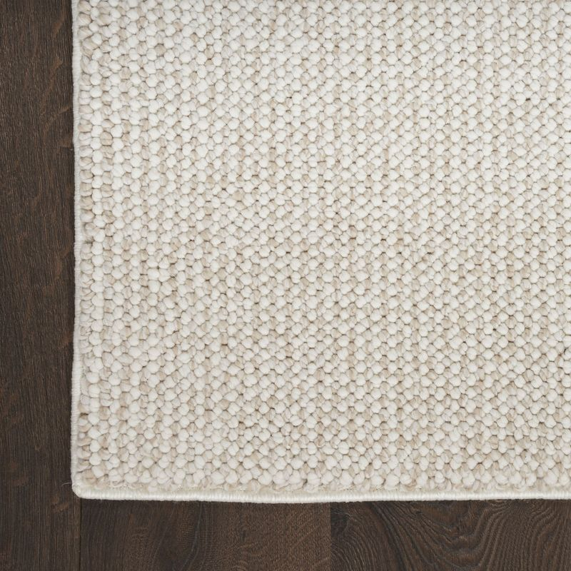 Nourison Textured Home Modern Indoor Rug Ivory Beige 7'10" x 9'10"