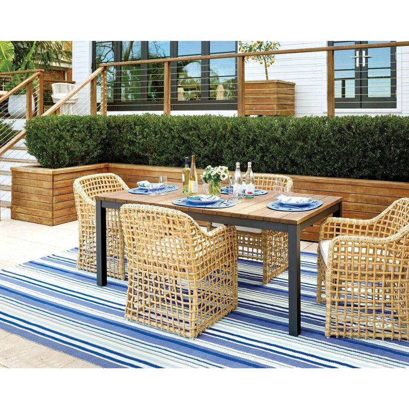 Skyler Stripe Handwoven Indoor/Outdoor Rug