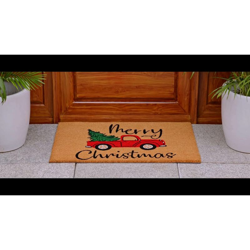 Calloway Mills 105341830 New Jersey Doormat 18 In. x 30 In. Natural/Black