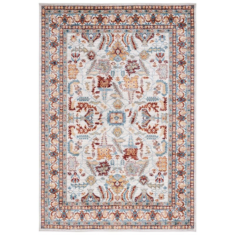 Bayside BAY112 Power Loomed Area Rug - Beige/Blue - 8'x10' - Safavieh.
