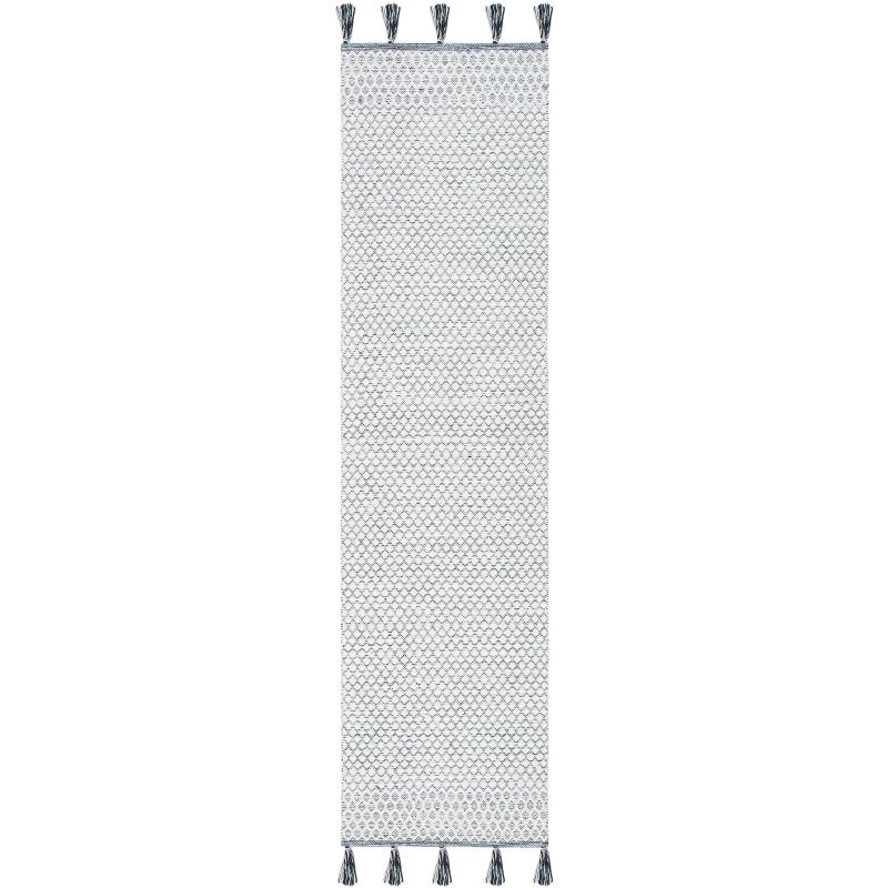 Montauk MTK813 Hand Woven Runner Rug - Ivory/Black - 2'3"x9' - Safavieh.