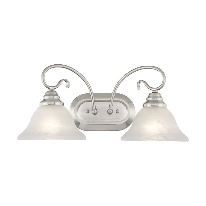 Livex Lighting Coronado 2 - Light Vanity in  Brushed Nickel