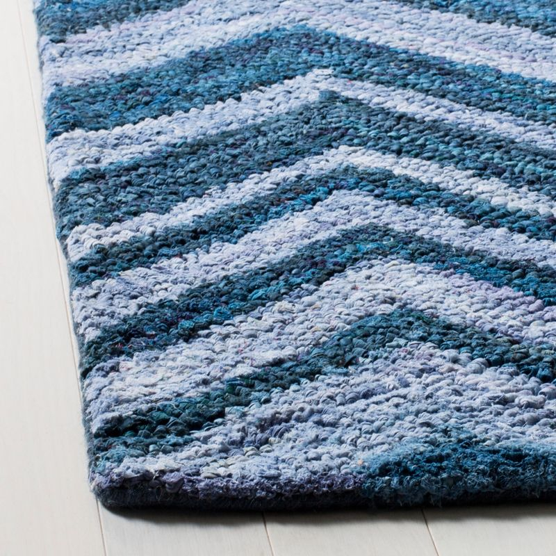 Nantucket NAN145 Hand Tufted Area Rug - Blue/Multi - 6'x6' - Safavieh.