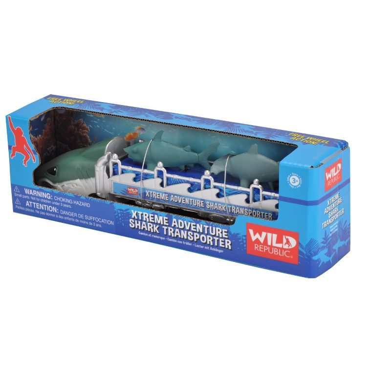 Wild Republic Transporters Aquatic Figurines, 3 Pieces