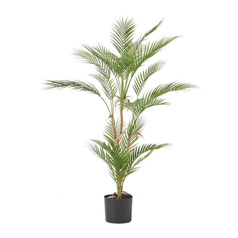GDFStudio Abbeville Artificial Palm Tree, Green, 5.5' x 3.5'
