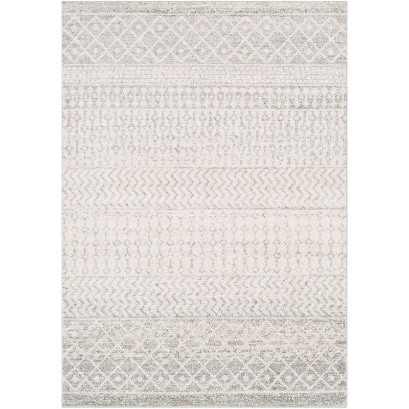 Livabliss 6'7"x9' Sweetgum Global Rug Cream: Traditional Rectangle, Medium Pile, Fade & Stain-Resistant