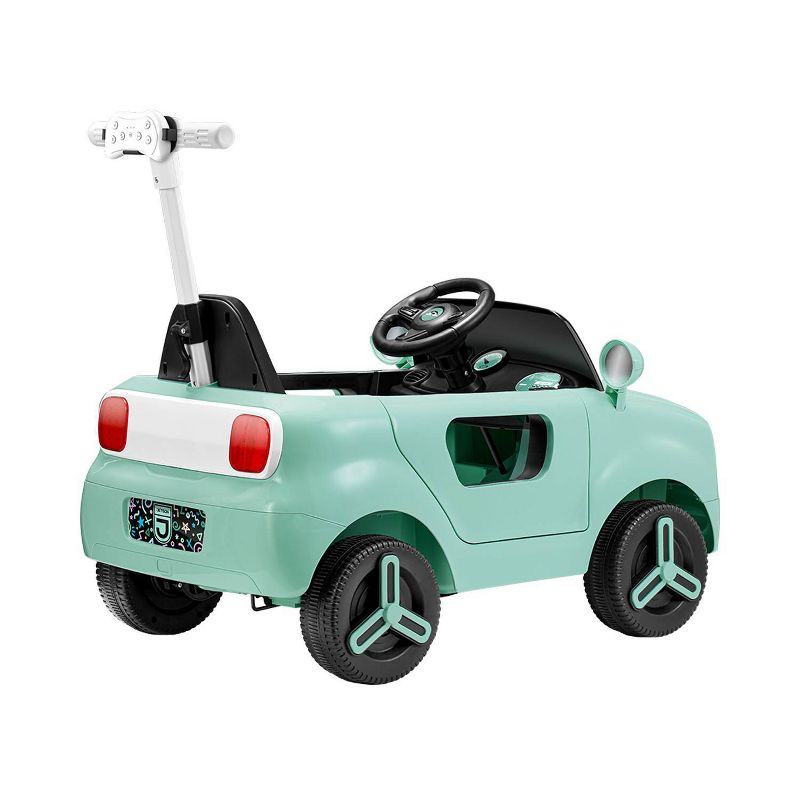 Jetson Mako Electric Motor Assist Ride-On Push Car - Green: Remote Control, Charger Included