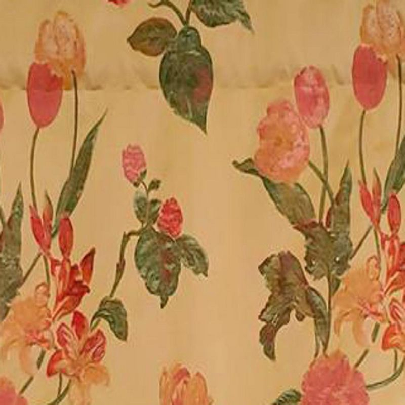 RLF Home Luxurious Modern Design Classic Garland Regal Style Window Valance 50" x 17" Gold