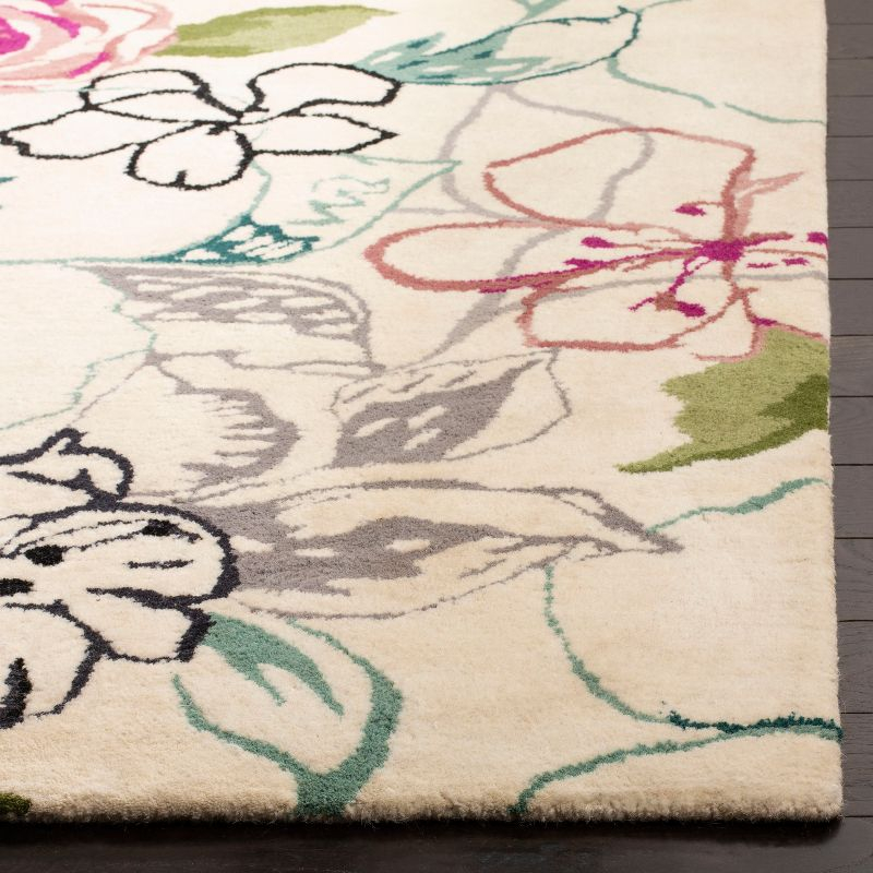 Wyndham WYD378 Hand Tufted Area Rug - Ivory/Multi - 8'x10' - Safavieh.