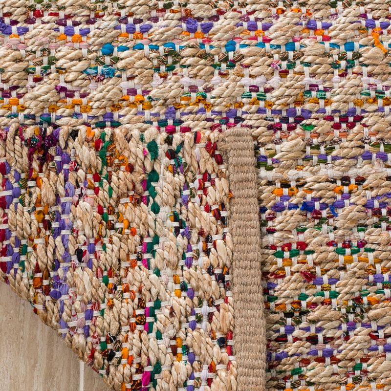 Cape Cod CAP305 Hand Woven Area Rug - Red/Natural - 6'x9' - Safavieh..