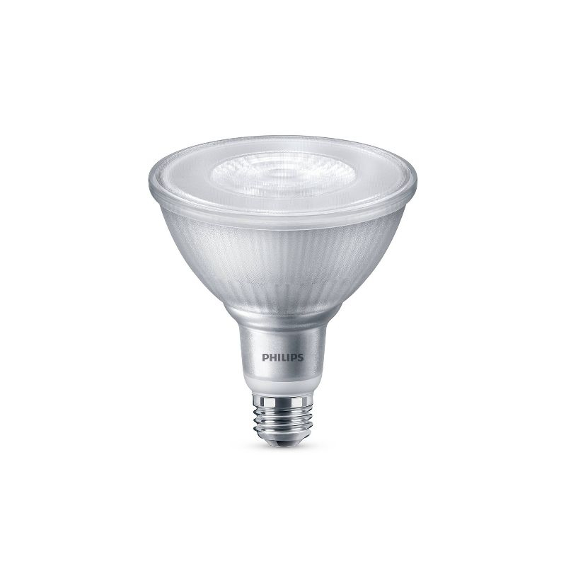 Philips LED 120W Bright White PAR38 1P: Dimmable Outdoor Flood Light Bulb, 120V, Energy Star Certified, 3000K, E26 Base