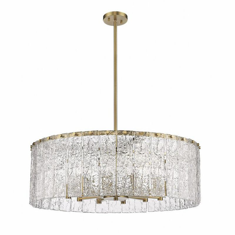 Z-Lite Glacier 12 - Light Chandelier in  Modern Gold