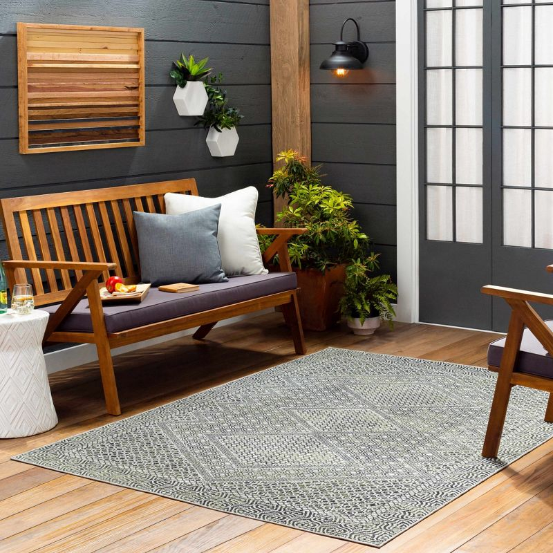 Hauteloom Rectangle Area Rug   Black