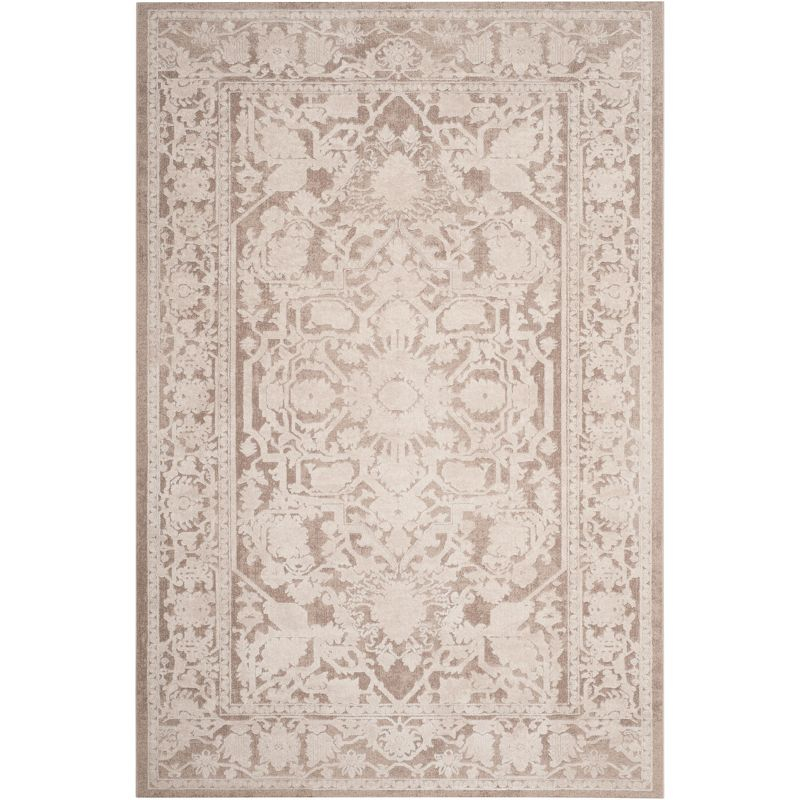 Reflection RFT665 Power Loomed Indoor Area Rug - 5'x5' - Beige/Cream - Safavieh