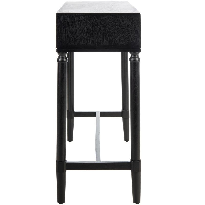 Aliyah 2 Drawer Console Table - Black - Safavieh