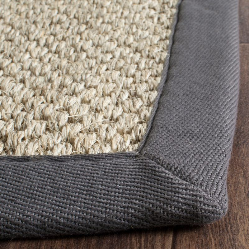 Natural Fiber NF443 Power Loomed Runner Rug - Marble/Grey - 2'x12' - Safavieh.