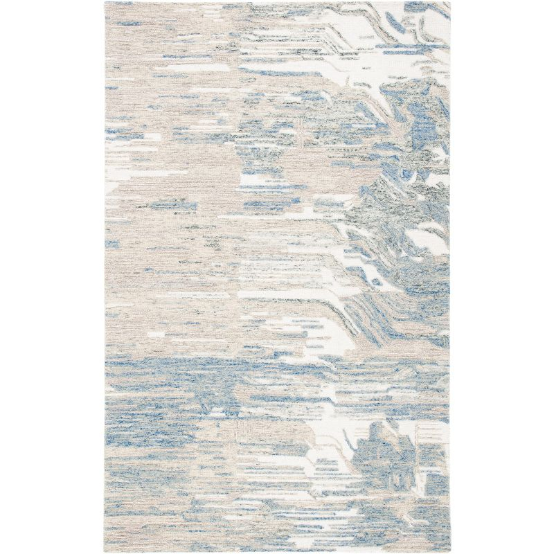 Metro MET902 Hand Tufted Indoor Area Rug - Ivory/Natural - 4'x6' - Safavieh