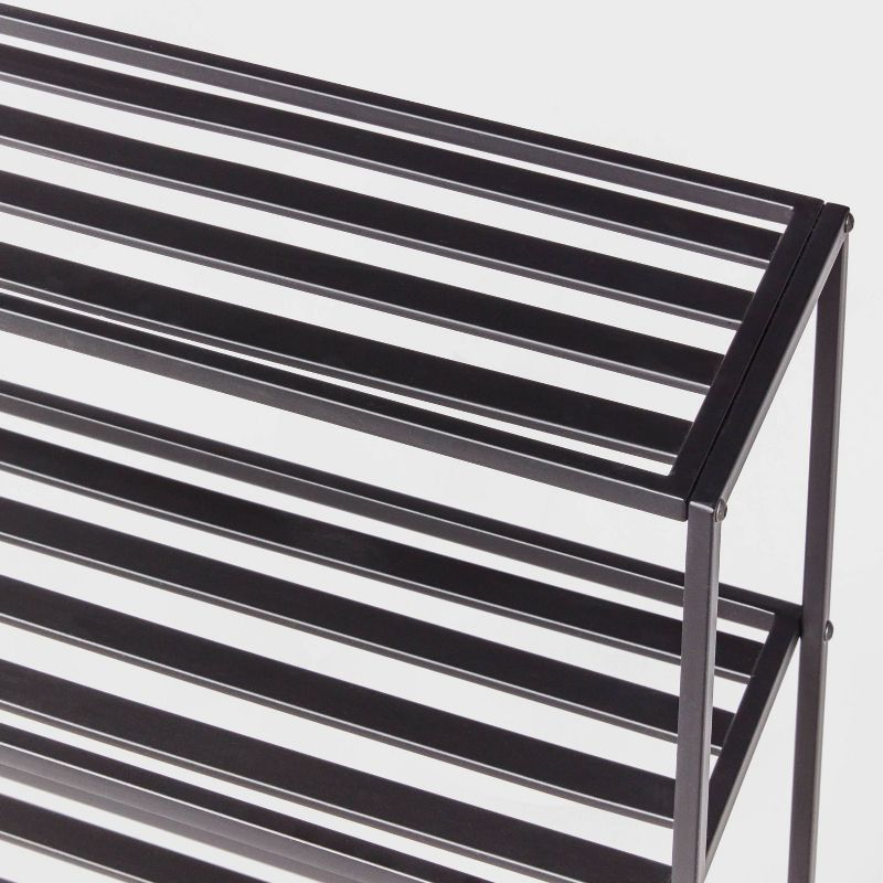 Over The Toilet Storage Black Metal - Brightroom™: 3-Tier Iron Etagere, Space Saver, Easy No-Tool Assembly