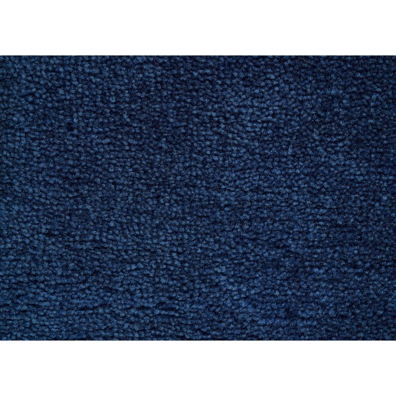 2pc Traditional Nylon Washable Bathroom Rug Set Navy - Garland Rug: Machine Made, Latex Backing, Tufted Bath Mats Set