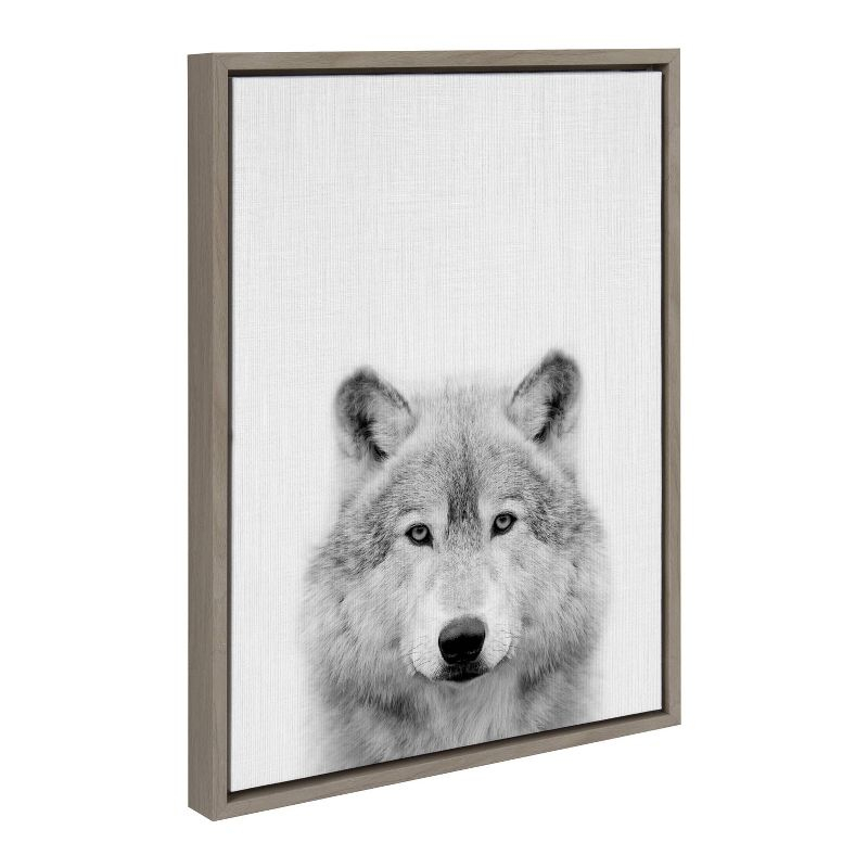 Kate & Laurel All Things Decor (Set of 4) Sylvie Deer Wolf Bear European and Cervus Elaphus Red Deer WallArts by Simon Te of Tai Prints