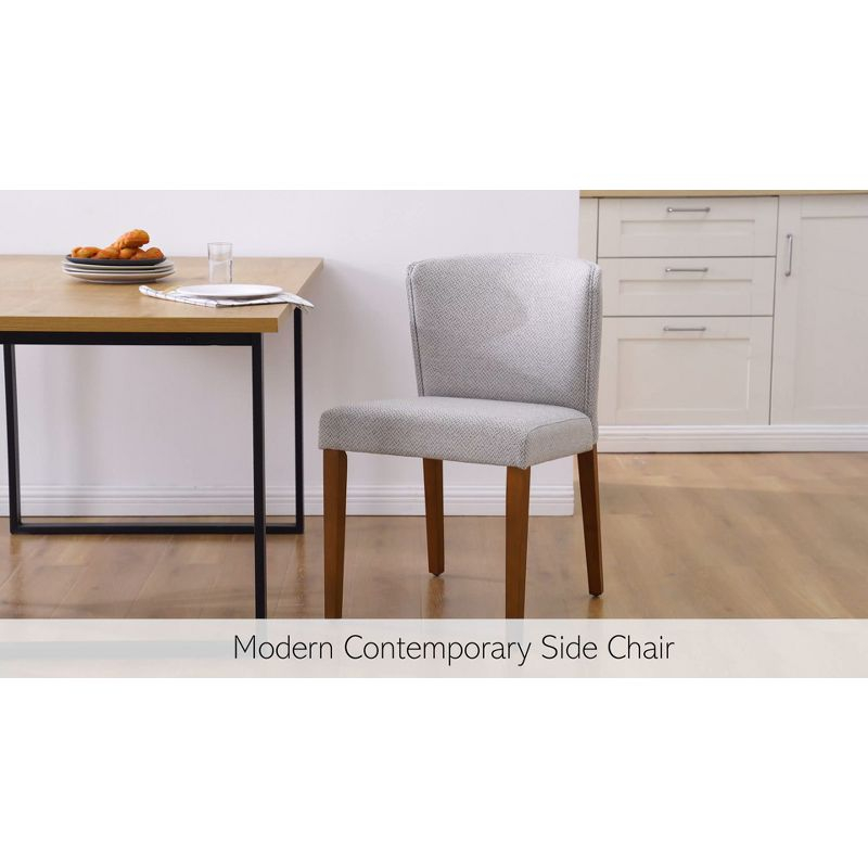 New Pacific Direct Albie KD Fabric Dining Side Chair, (Set of 2)