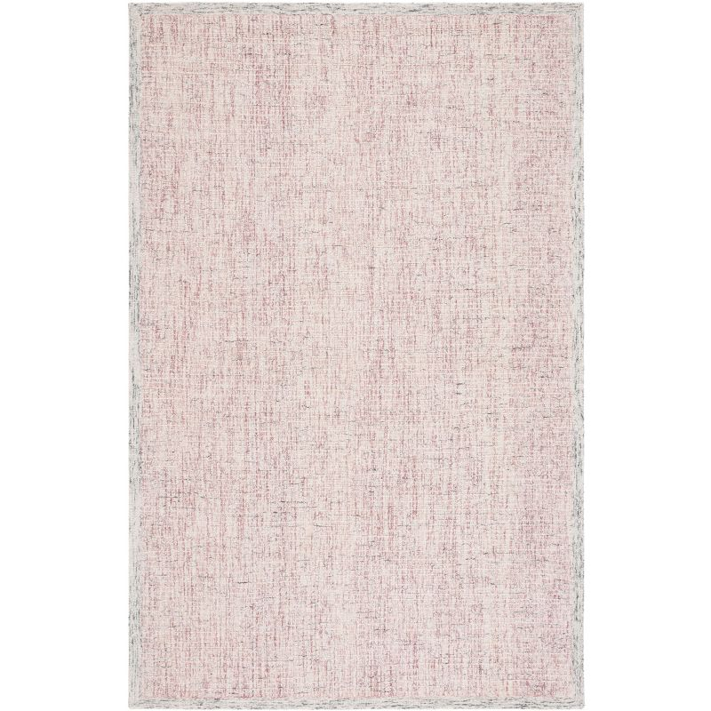 Abstract ABT467 Handmade Indoor Accent Rug - Pink/Ivory - 3'x5' - Safavieh