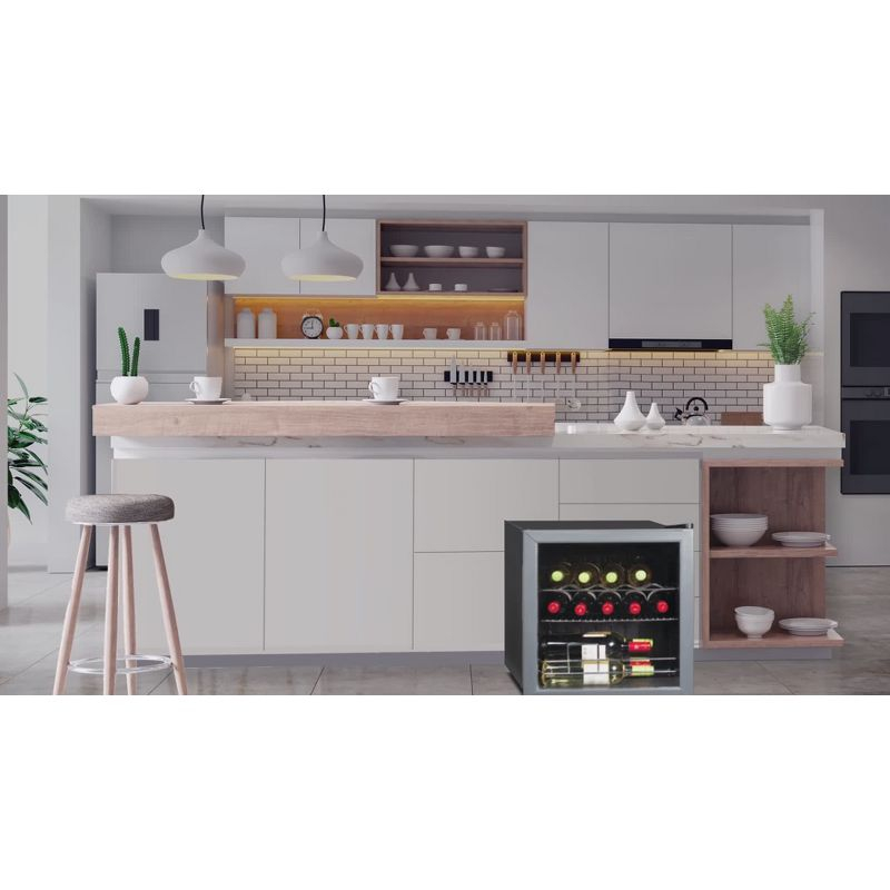 BLACK+DECKER BLACK+DECKER Wine Fridge 14 Bottles, Freestanding Wine Refrigerator with Compressor Cooling