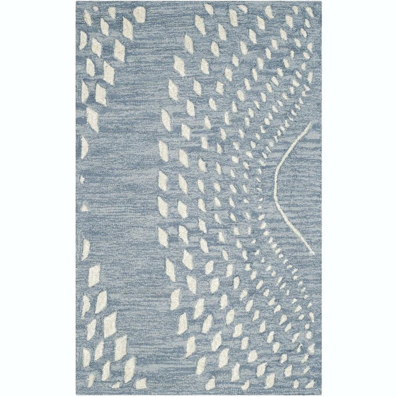 Bella BEL126 Hand Tufted Accent Rug - Blue/Ivory - 2'x3' - Safavieh.
