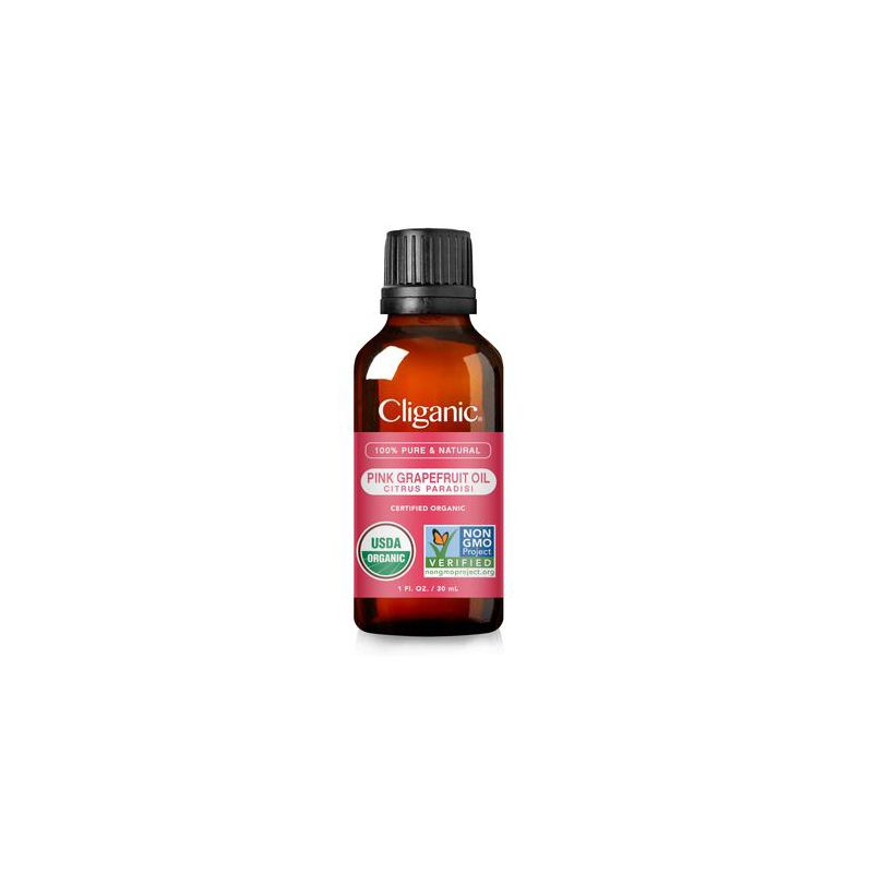 Cliganic Organic Pink Grapefruit Oil, 1oz