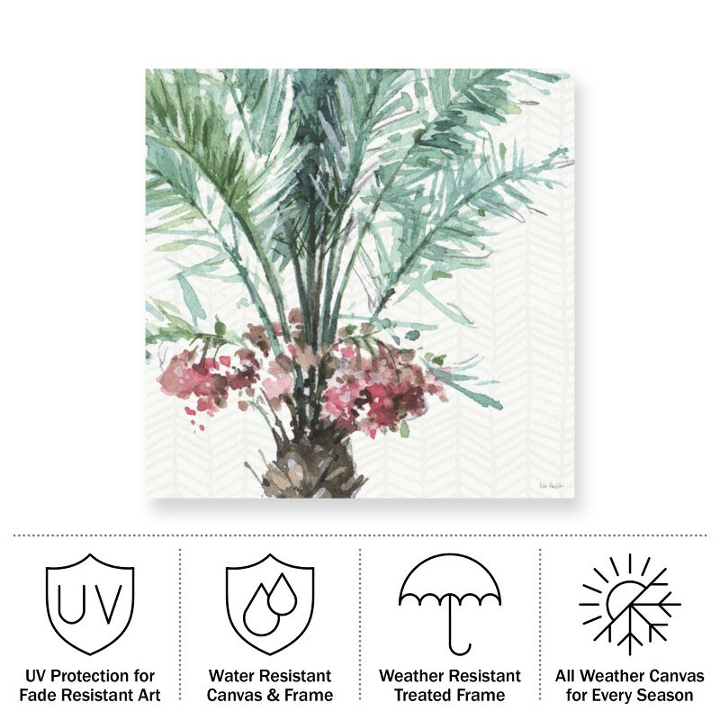 Trademark Fine Art - Lisa Audit 'Mixed Greens V' Outdoor Canvas - 14x14