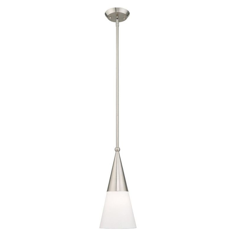 Livex Lighting Stockholm 1 - Light Pendant in  Brushed Nickel