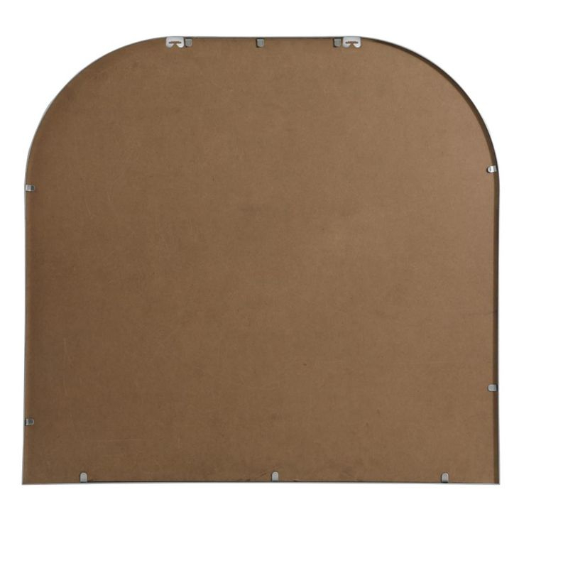 Elegant Lighting Metal Frame Arch Mirror 36x34 Inch in Brass