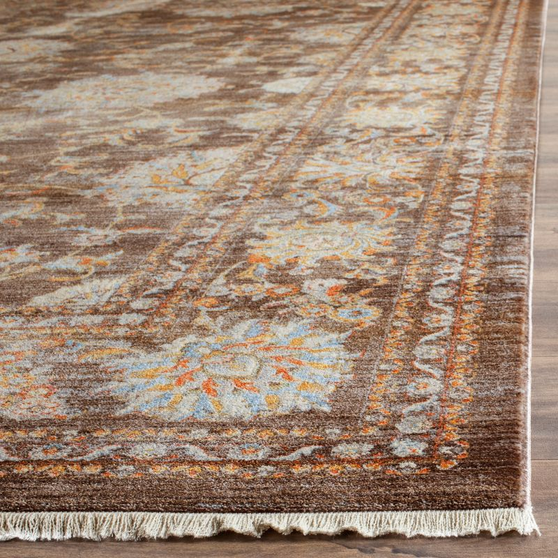 Vintage Persian VTP469 Power Loomed Indoor Runner Rug - Brown/Multi - 2'2"x12' - Safavieh